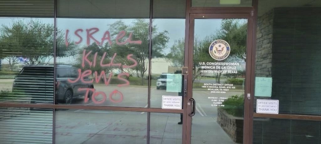 Rep. Monica De La Cruz says ‘pro-Hamas activists’ vandalized office