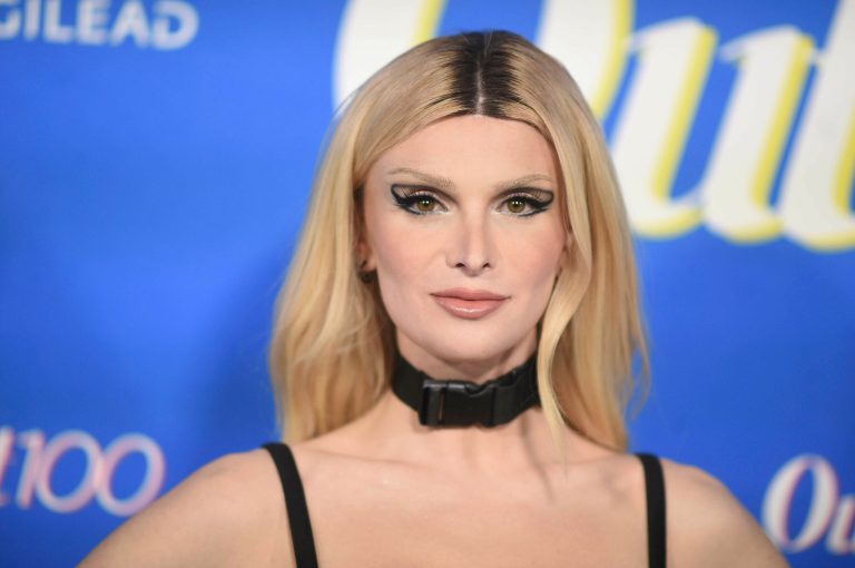 Dylan Mulvaney arrives at Out100 on Thursday, Nov. 9, 2023, in Los Angeles.