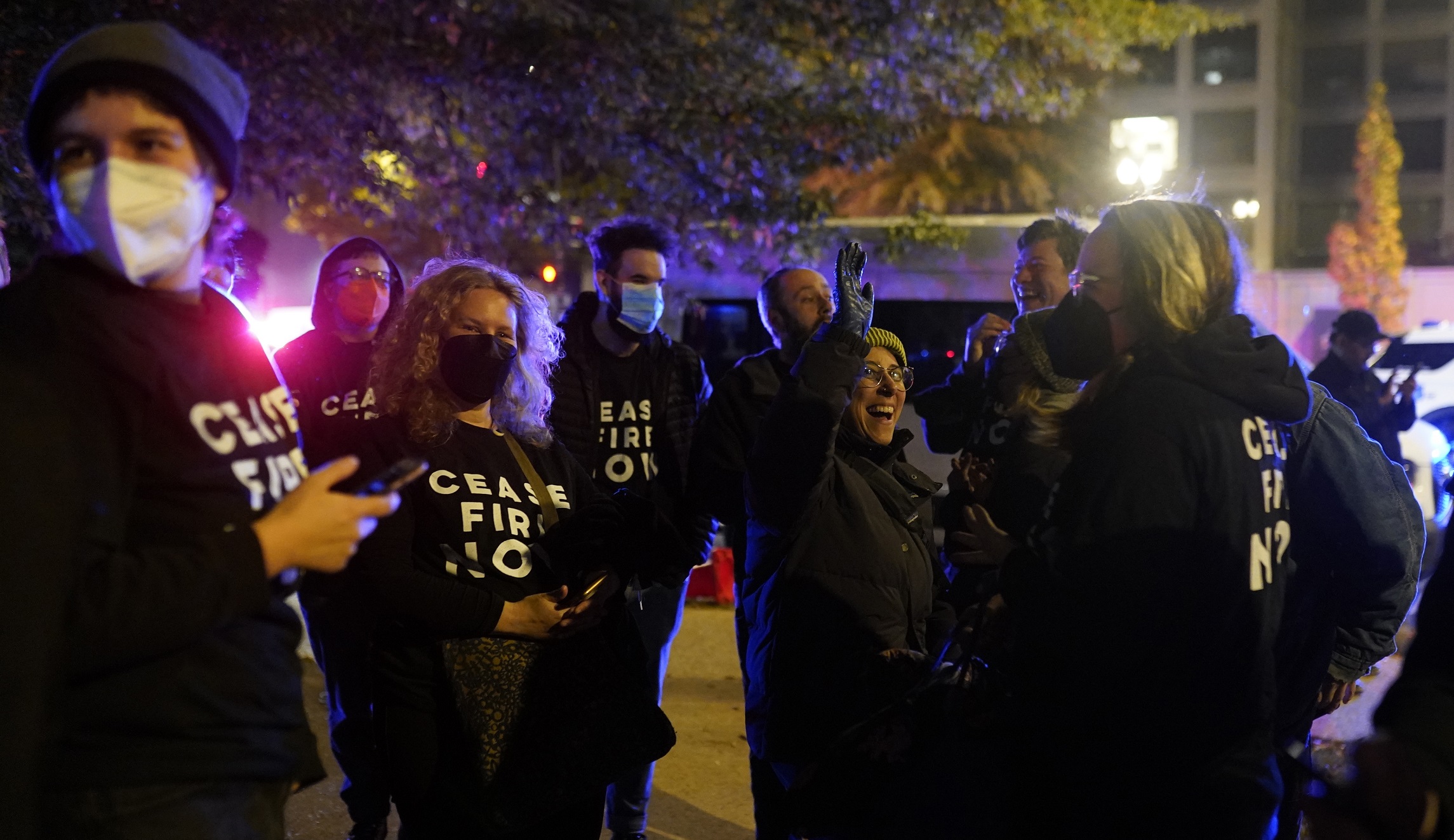 Pro-Palestinian protesters excuse Hamas horror