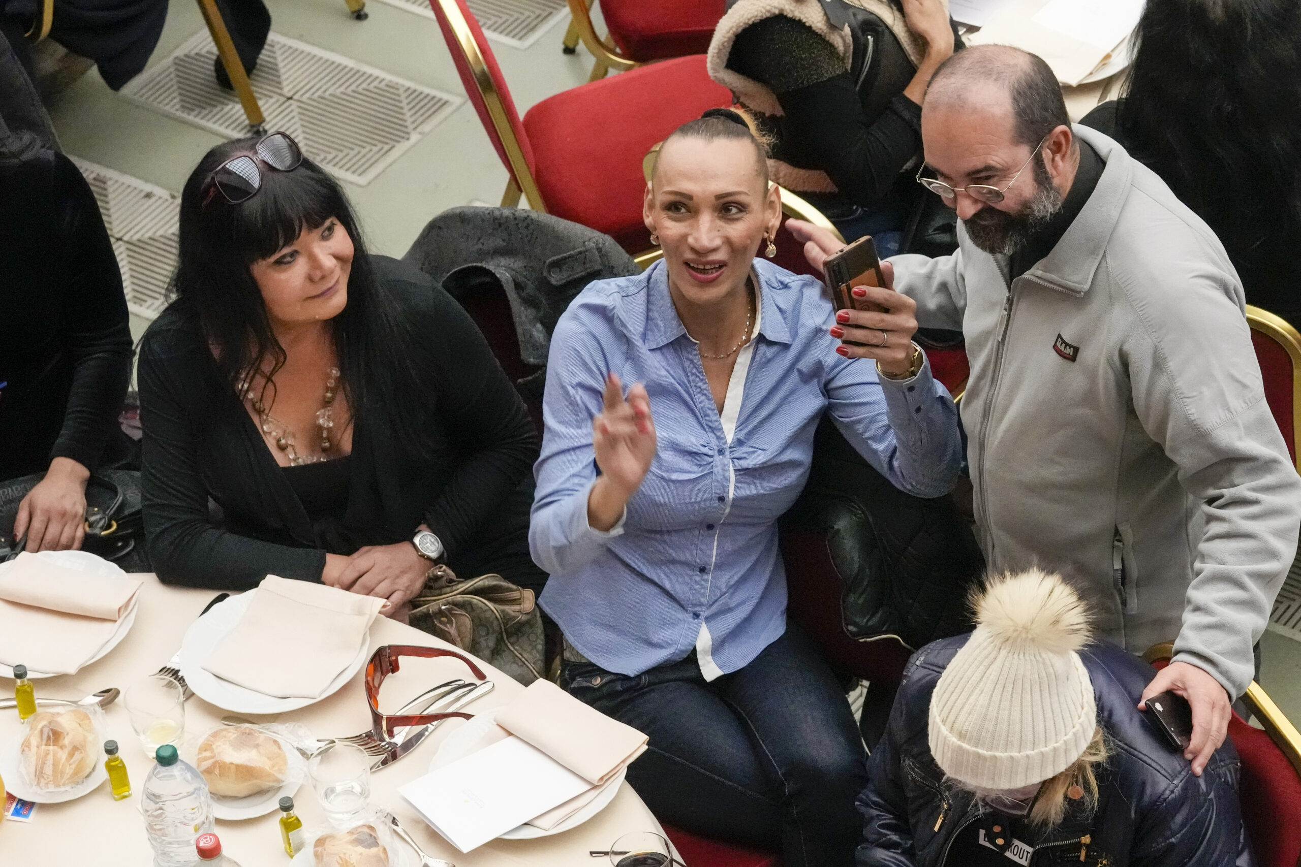 Pope Francis holds Vatican luncheon with transgender women
