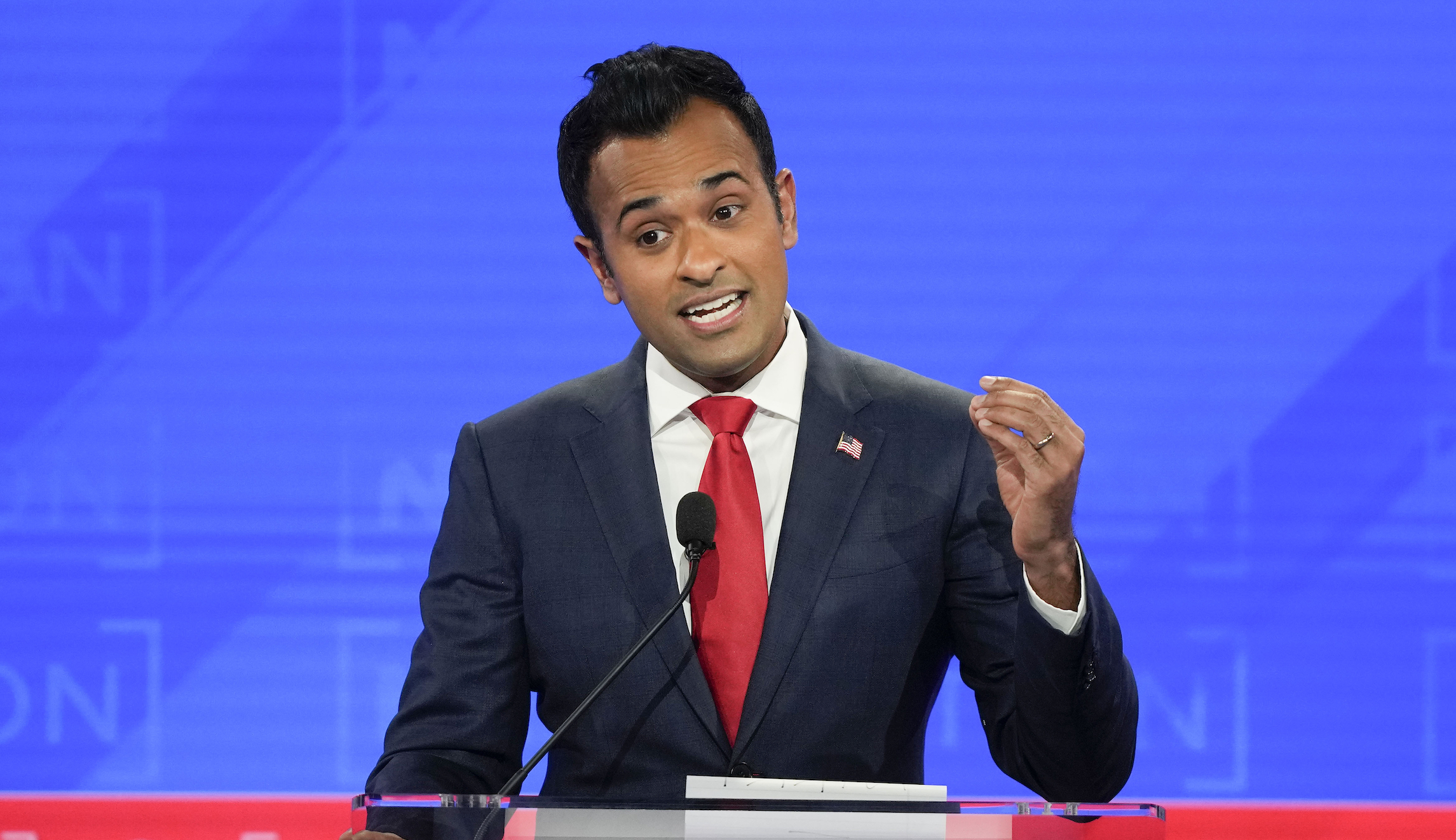 Ramaswamy enters full conspiracy mode in fourth GOP debate