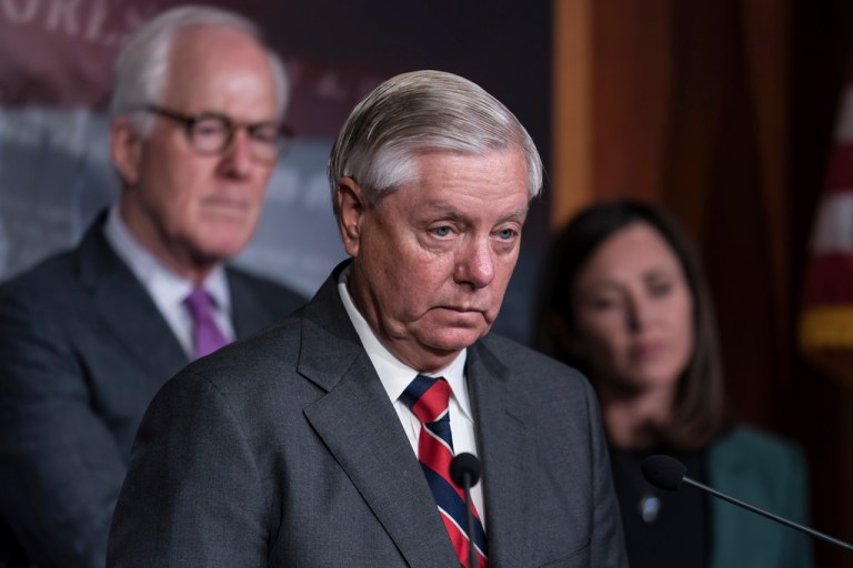 Lindsey Graham says Senate ‘not anywhere close’ to reaching Ukraine-border deal