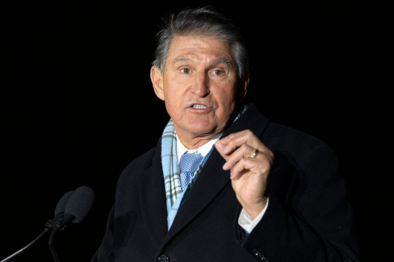 Sen. Joe Manchin (D-WV) speaks during the U.S. Capitol Christmas Tree Lighting Ceremony on the West Front of the Capitol, Tuesday, Nov. 28, 2023, in Washington. Speaking Saturday night, Dec. 9, during the Gridiron Clubâs winter dinner, Manchin teased a third-party run for the White House, joking that the nation could use someone slightly younger than the leading contenders. 