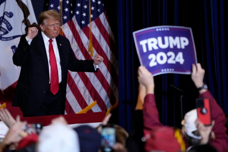 Trump support erupts; 14-point swing provides 10-point advantage