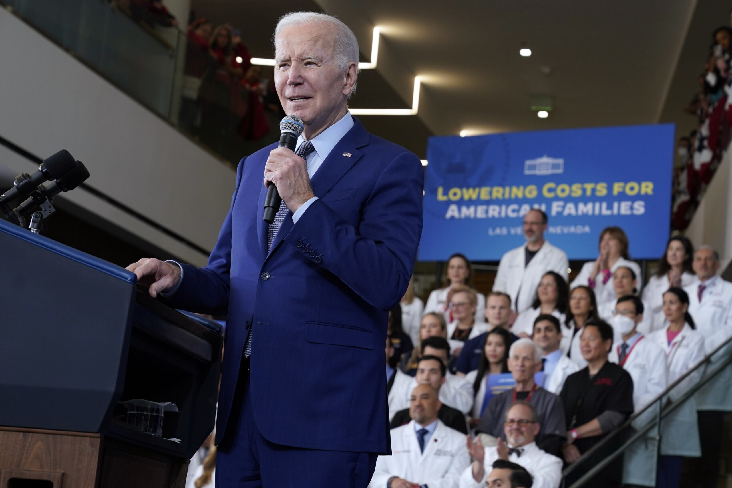Biden goes back to basics on healthcare as Trump outpolls him on economy