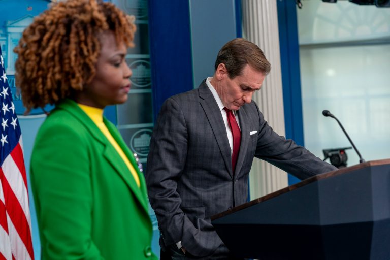 The White House heartily criticized House Speaker Mike Johnson (R-LA) and Republican lawmakers Thursday for leaving town without authorizing additional security aid for Ukraine.