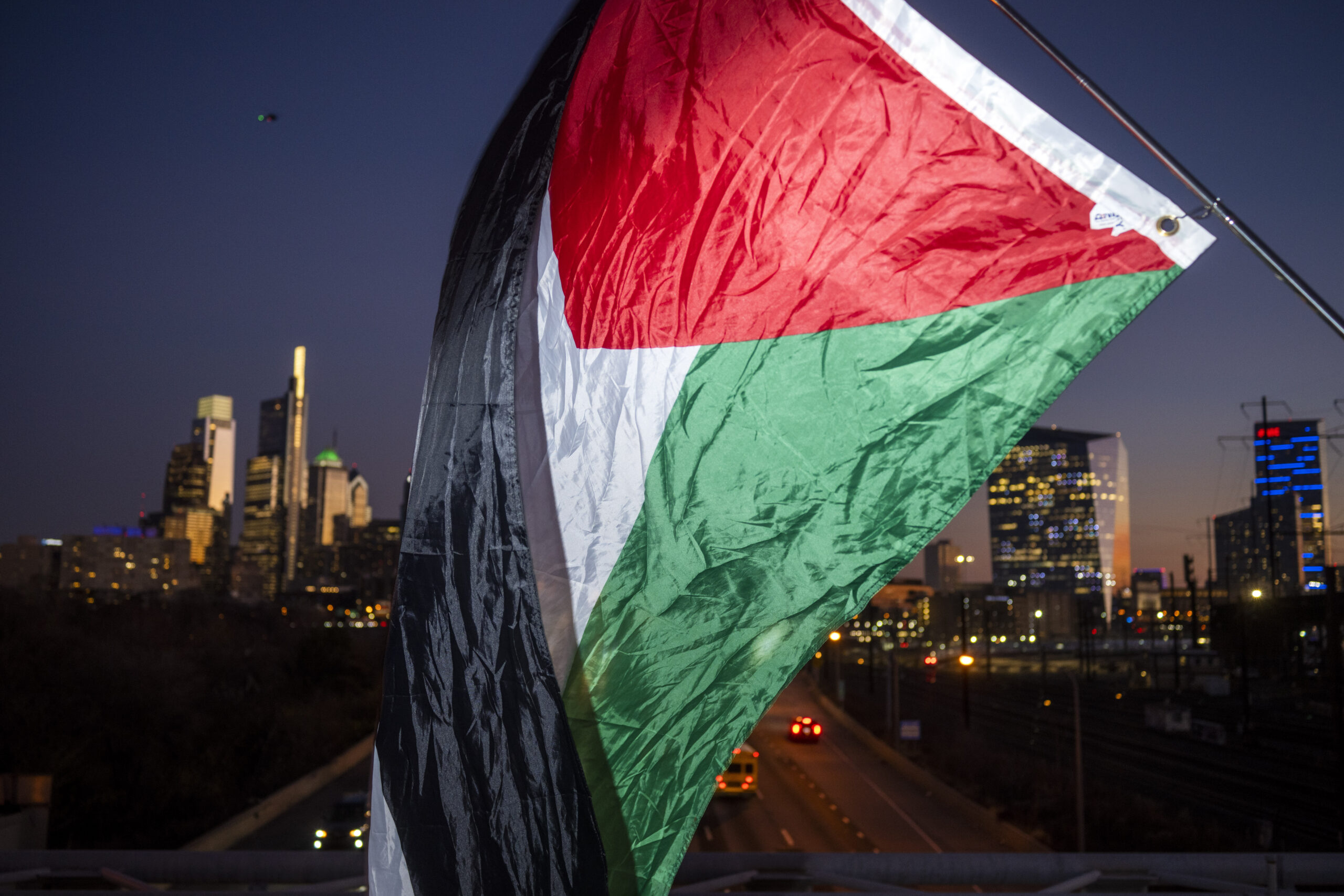 Fourteen pro-Palestinian demonstrators arrested outside Travis Air Force Base