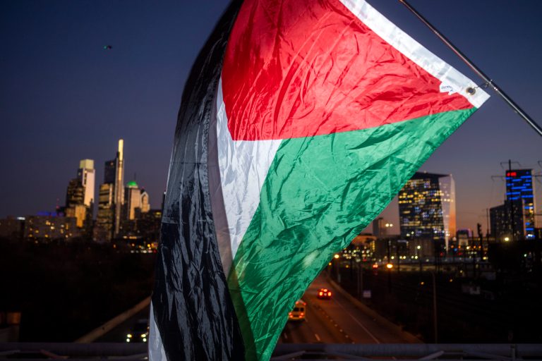 Pro-Palestinian protesters march in New York City on New Year’s Eve