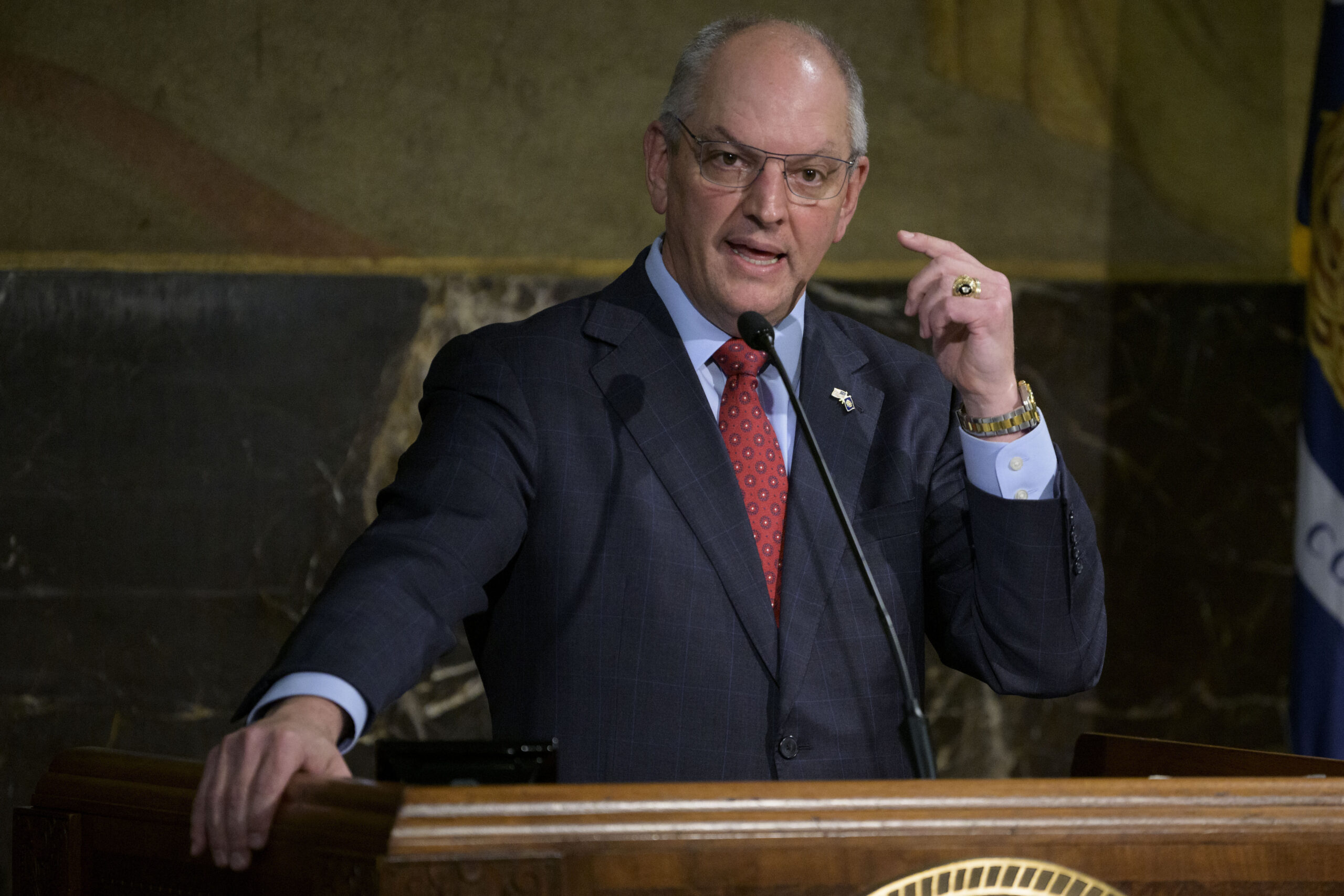 Outgoing Louisiana governor pardons 40 murderers in attempt to reduce prison population