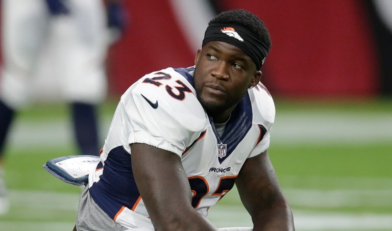 Denver Broncos running back Ronnie Hillman (23) during an NFL preseason football game against the Arizona Cardinals, Thursday, Sept. 1, 2016, in Glendale, Arizona. 