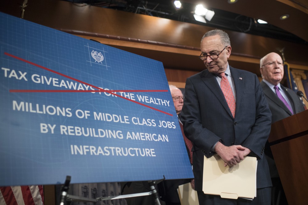Should congressional Democrats win a majority in the midterm elections, they plan on addressing infrastructure, claiming that this will facilitate economic growth and establish jobs with a solid income.