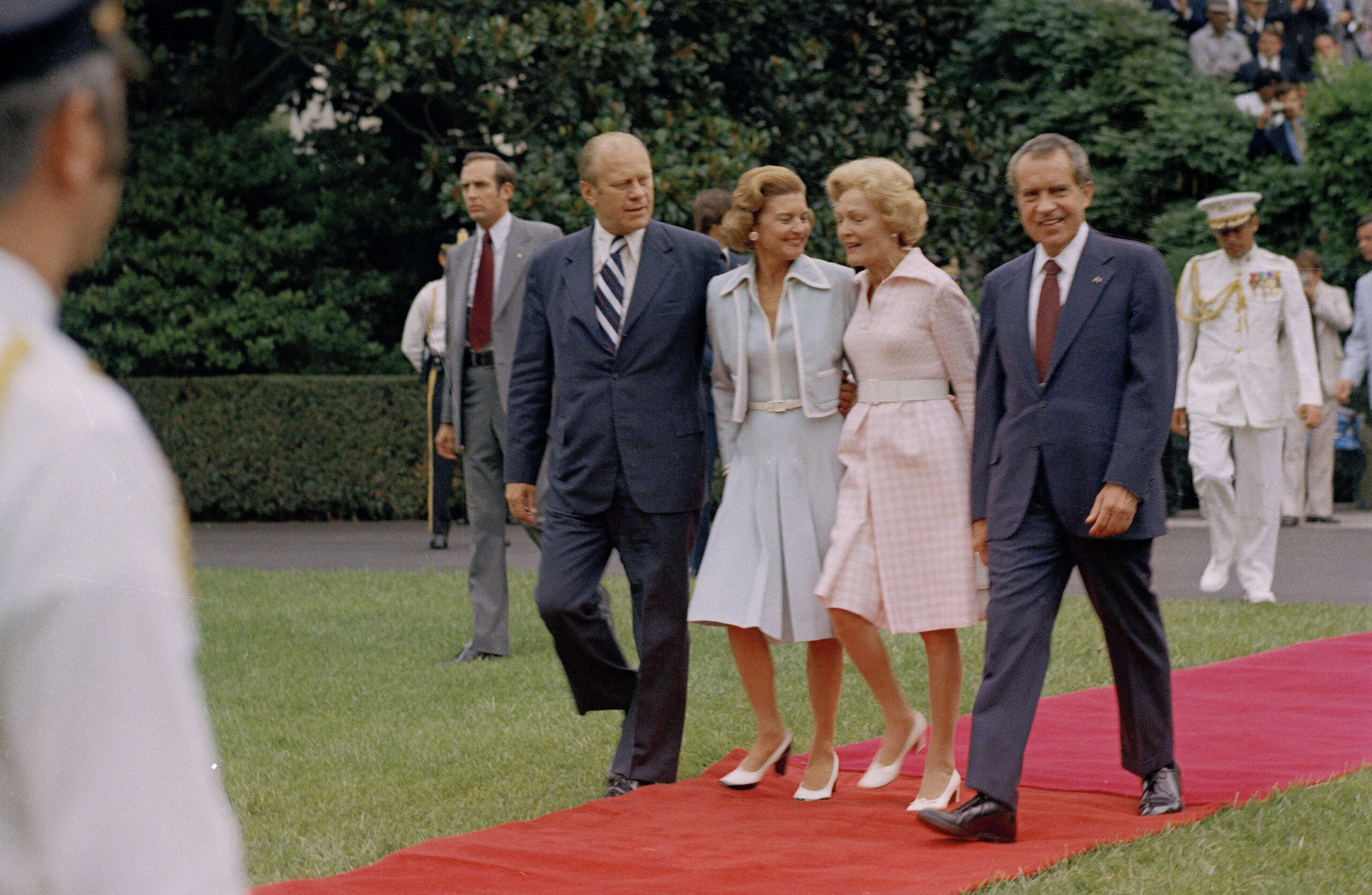 Richard Nixon, Pat Nixon, Gerald Ford, Betty Ford