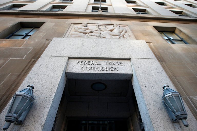 The Federal Trade Commission building in Washington on Wednesday, Jan. 28, 2015.  (AP Photo/Alex Brandon)