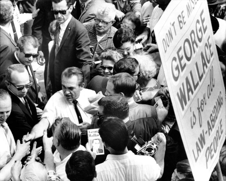 In a bid to smear President Trump as a racist, an MSNBC regular compared the president to Democratic Gov. George Wallace who fought for segregation and ran for president in 1968.