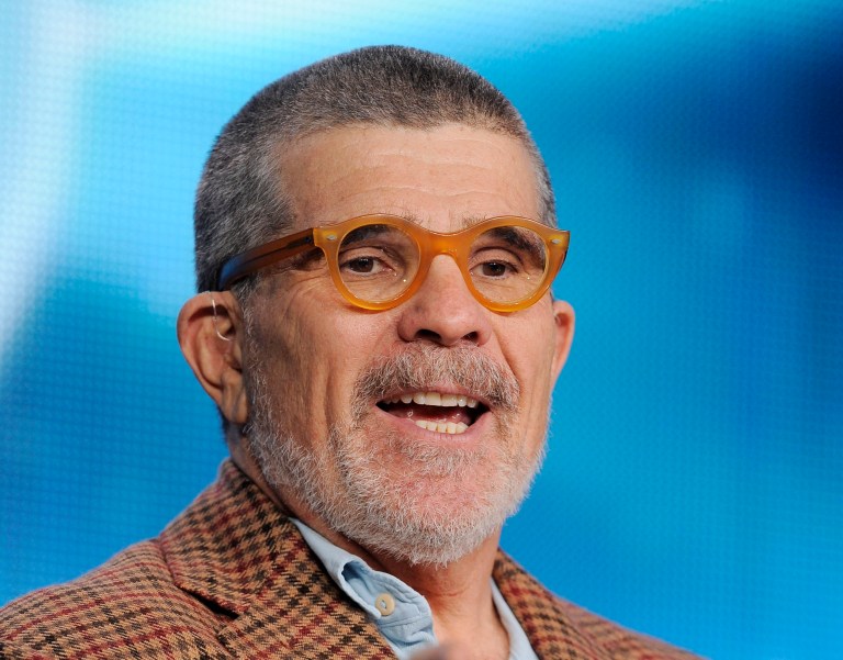 In this Jan. 4, 2013 file photo, David Mamet addresses reporters during the HBO Winter TCA Press Tour.