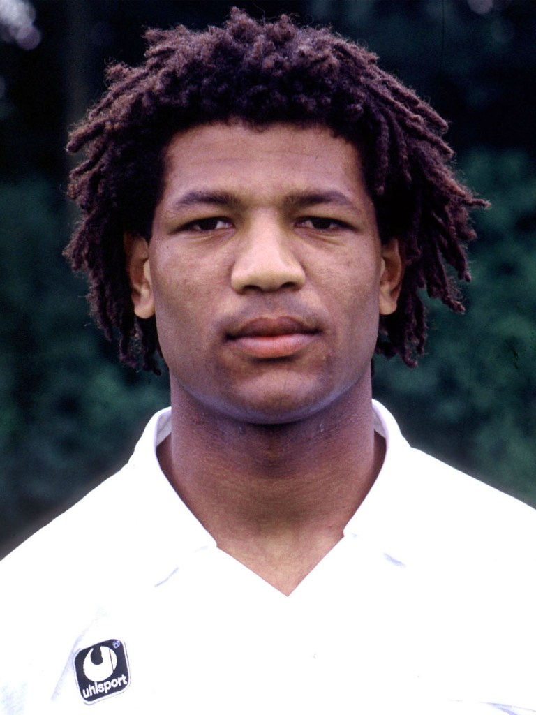 ** FILE ** - Nizar Trabelsi is seen in this July 1992  file photo in Wuppertal, Germany, when he played with the German soccer club Wuppertaler Sport Verein. (AP Photo/ Horstmueller)