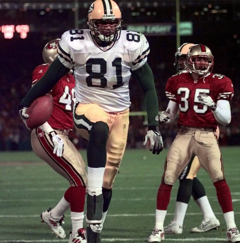 Green Bay Packers tight end Tyrone Davis.