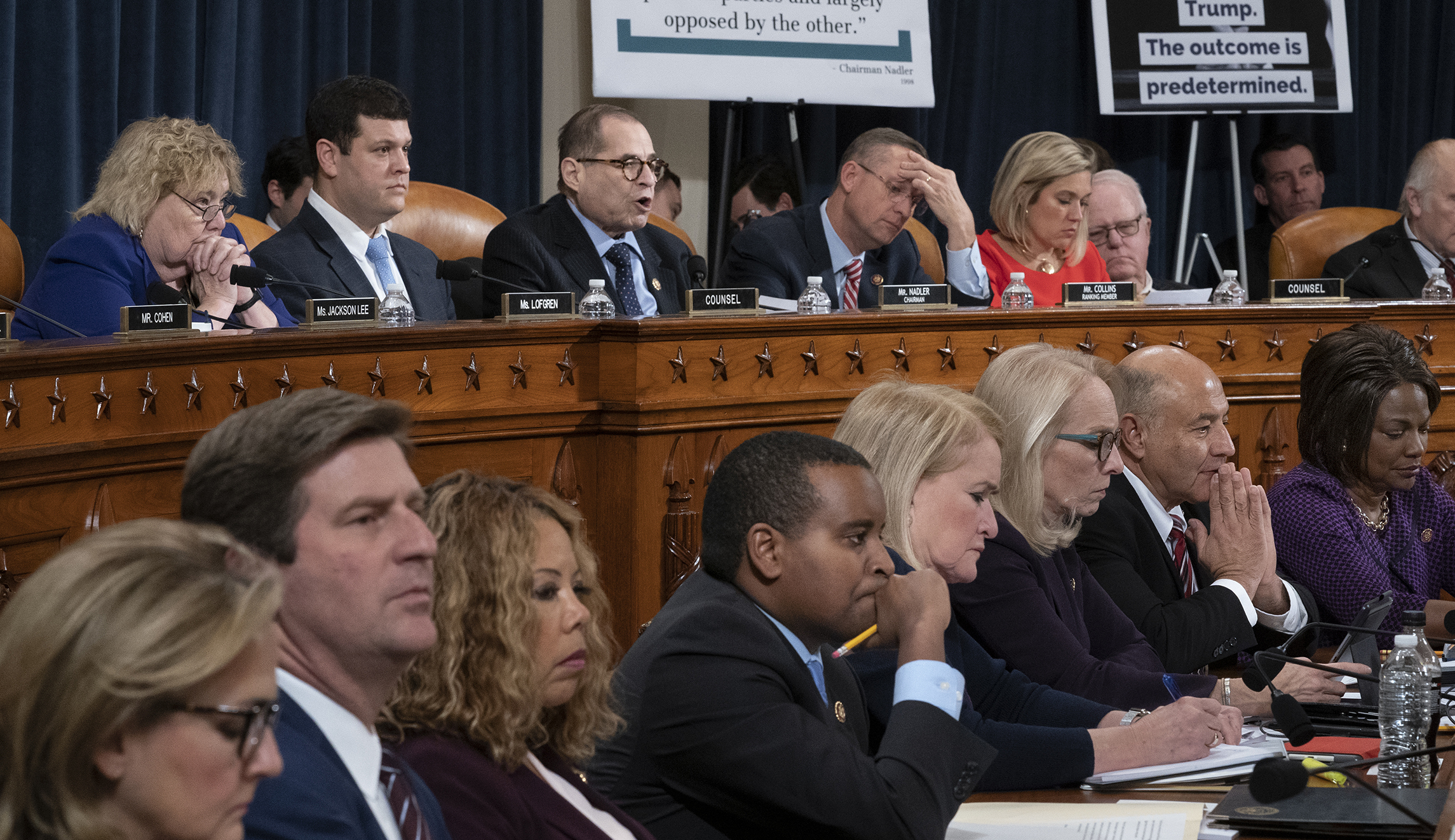Republican blasts Democrat who watched golf during impeachment hearing