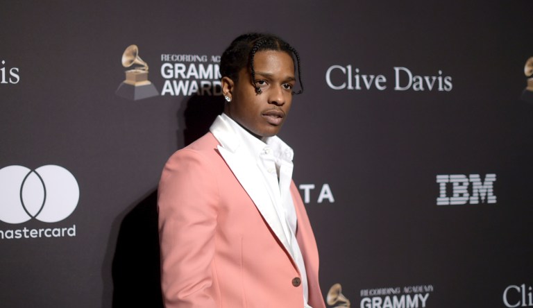 A$AP Rocky arrives at Pre-Grammy Gala And Salute To Industry Icons at the Beverly Hilton Hotel on Saturday, Feb. 9, 2019, in Beverly Hills, Calif.