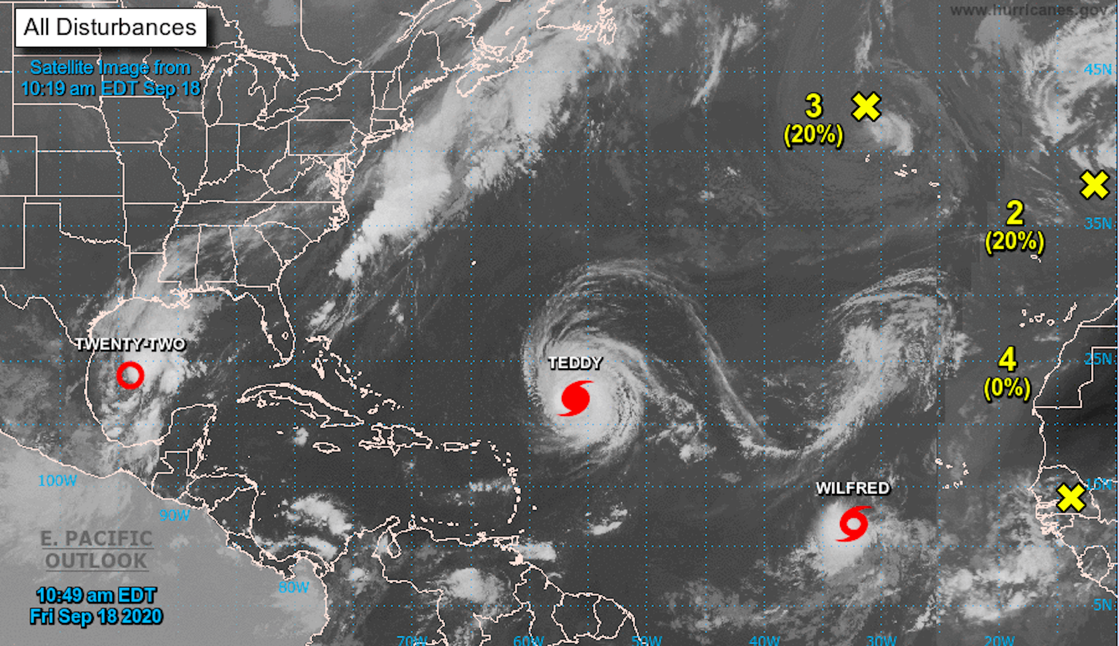 ‘Get out the Greek alphabet’: 2020 Atlantic hurricane season runs out of names as Tropical Storm Wilfred forms