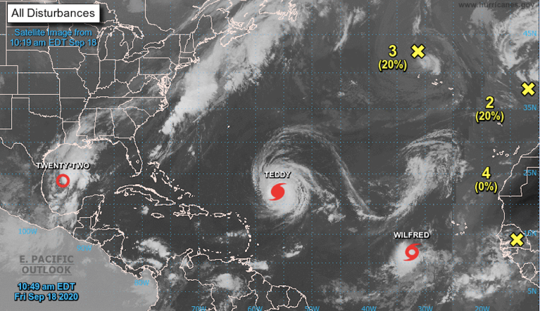 ‘Get out the Greek alphabet’: 2020 Atlantic hurricane season runs out of names as Tropical Storm Wilfred forms