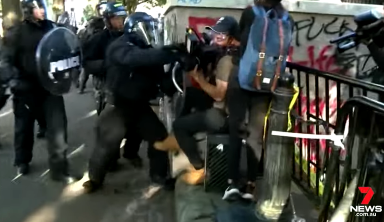 Australia seeks investigation after news crew attacked by police while covering protest near White House