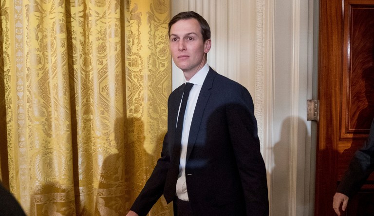 Kushner sent or received approximately 100 work-related emails from his personal account during the first seven months of the year. (AP Photo/Andrew Harnik, File)