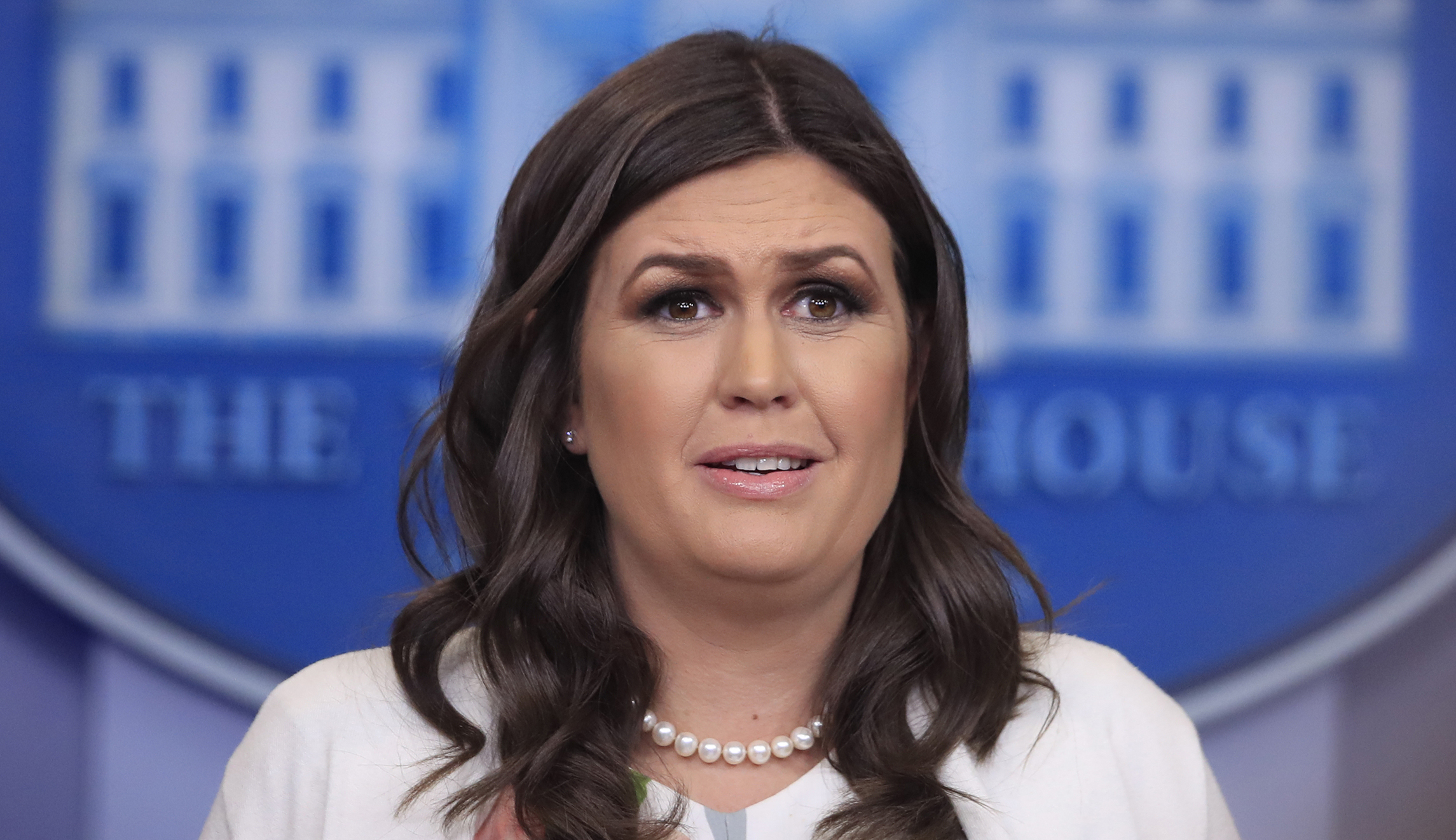 Could we see Senator Sarah Huckabee Sanders?