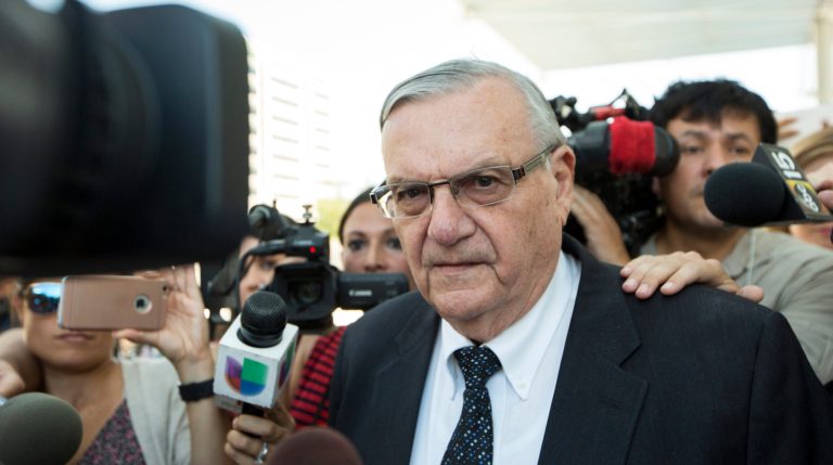 Former Sheriff Joe Arpaio was found in criminal contempt of court for not following a different judge's orders to stop traffic patrols that targeted illegal immigrants due to a record of discriminating against Latinos.
		 (AP Photo/Angie Wang)