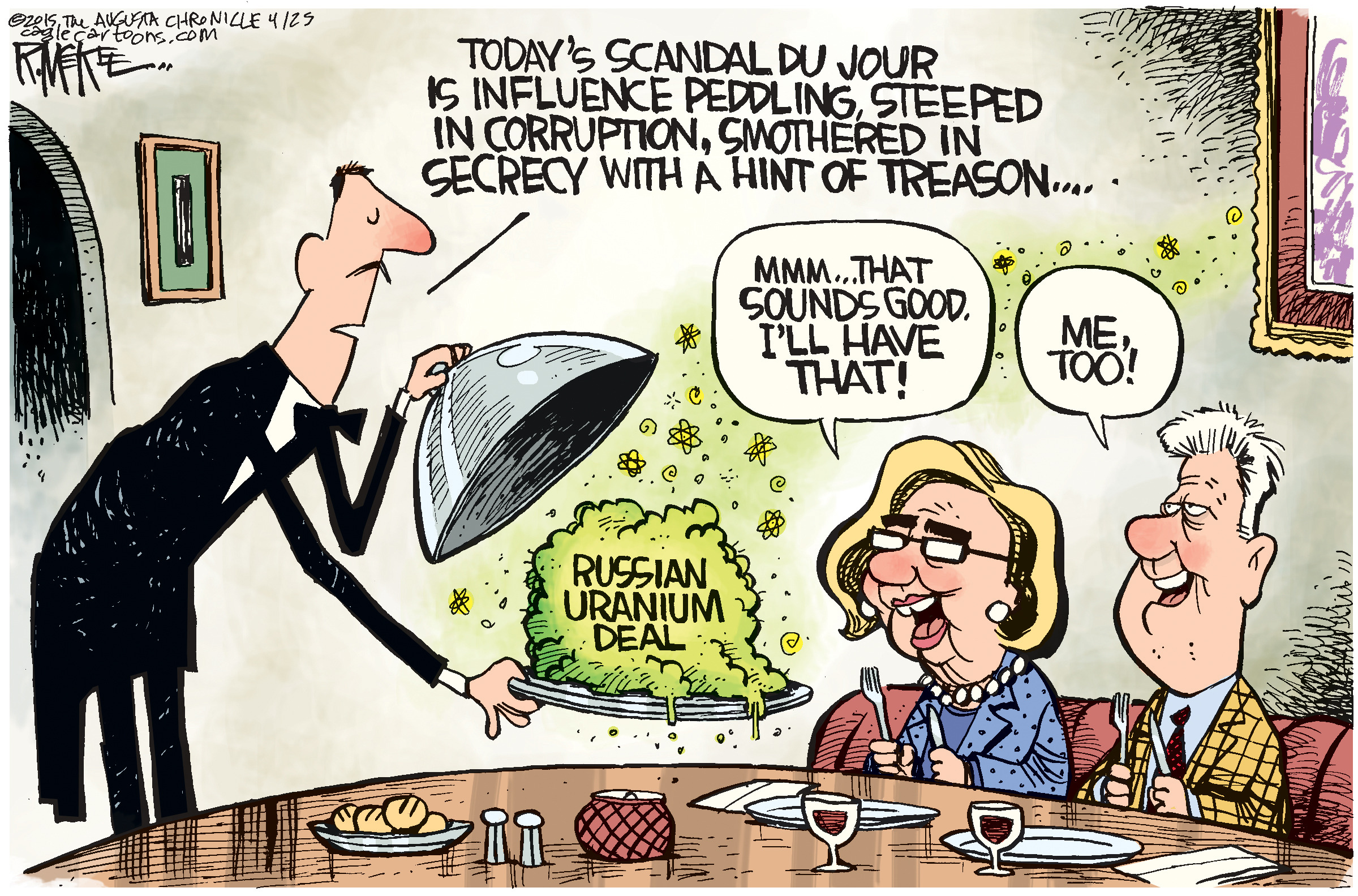 Editorial cartoon: Scandal du jour