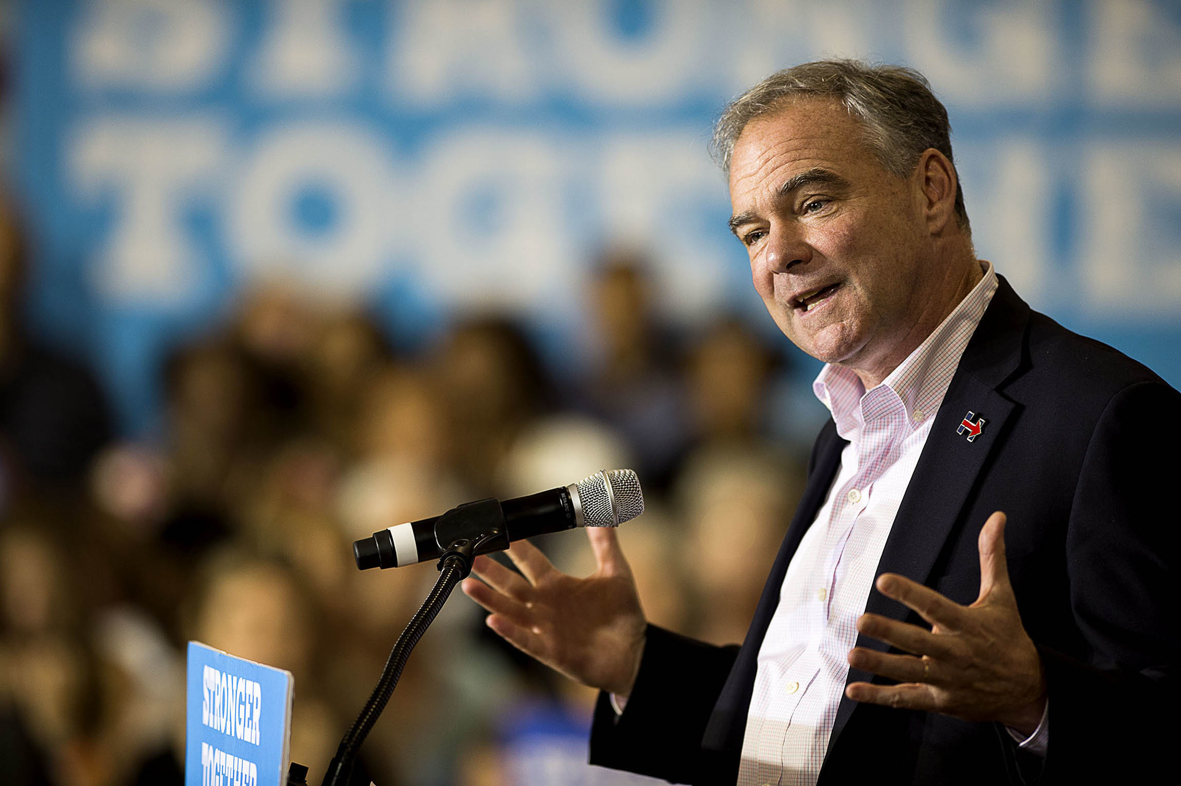 Kaine: Vote Clinton so we have a woman president to commemorate the 19th Amendment centennial