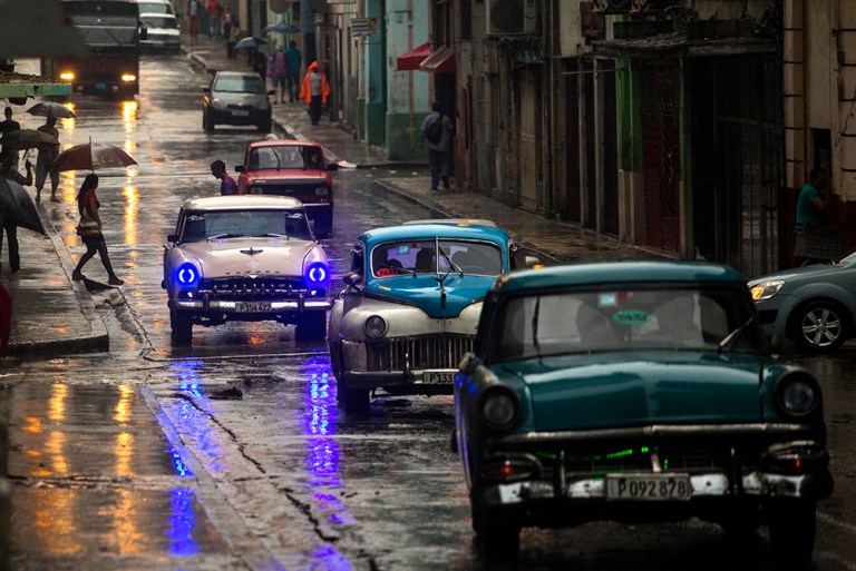 Department of Homeland Security officials led a delegation to discuss cybersecurity with Cuban officials in Havana this week. (AP Photo/Desmond Boylan)