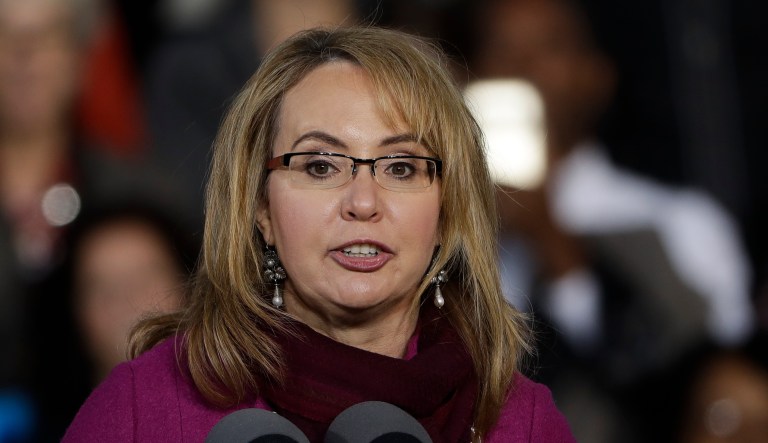 Former Arizona Rep. Gabby Giffords urged Congress to enact legislation that would 