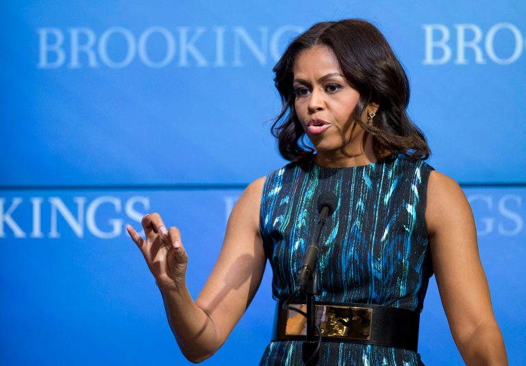 First lady Michelle Obama speaks about 