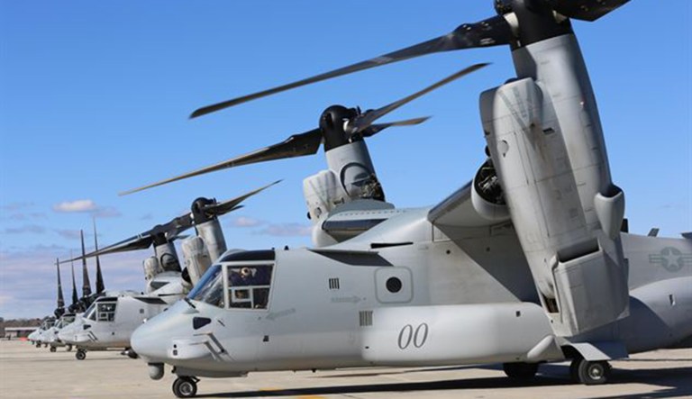 The Marine Corps said Monday it had not grounded its MV-22 Osprey aircraft in Japan despite a request by the Japanese government following a deadly crash. (U.S. Marine Corps photo by Cpl. Mackenzie Gibson)
