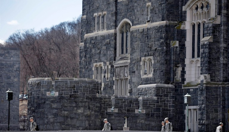 The Army shouldn't overreact in punishing 2nd Lt. Spenser Rapone for his apparent endorsement of communism. At contention are two tweets Rapone posted to Twitter on September 24th and 25th, which seem to endorse communism. In response, Rapone's alma mater, the U.S. Military Academy at West Point, has confirmed the Army are investigating his conduct. (AP Photo/Mel Evans)