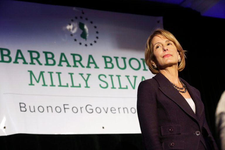 New Jersey state Sen. Barbara Buono is running against incumbent Gov. Chris Christie. (AP File)