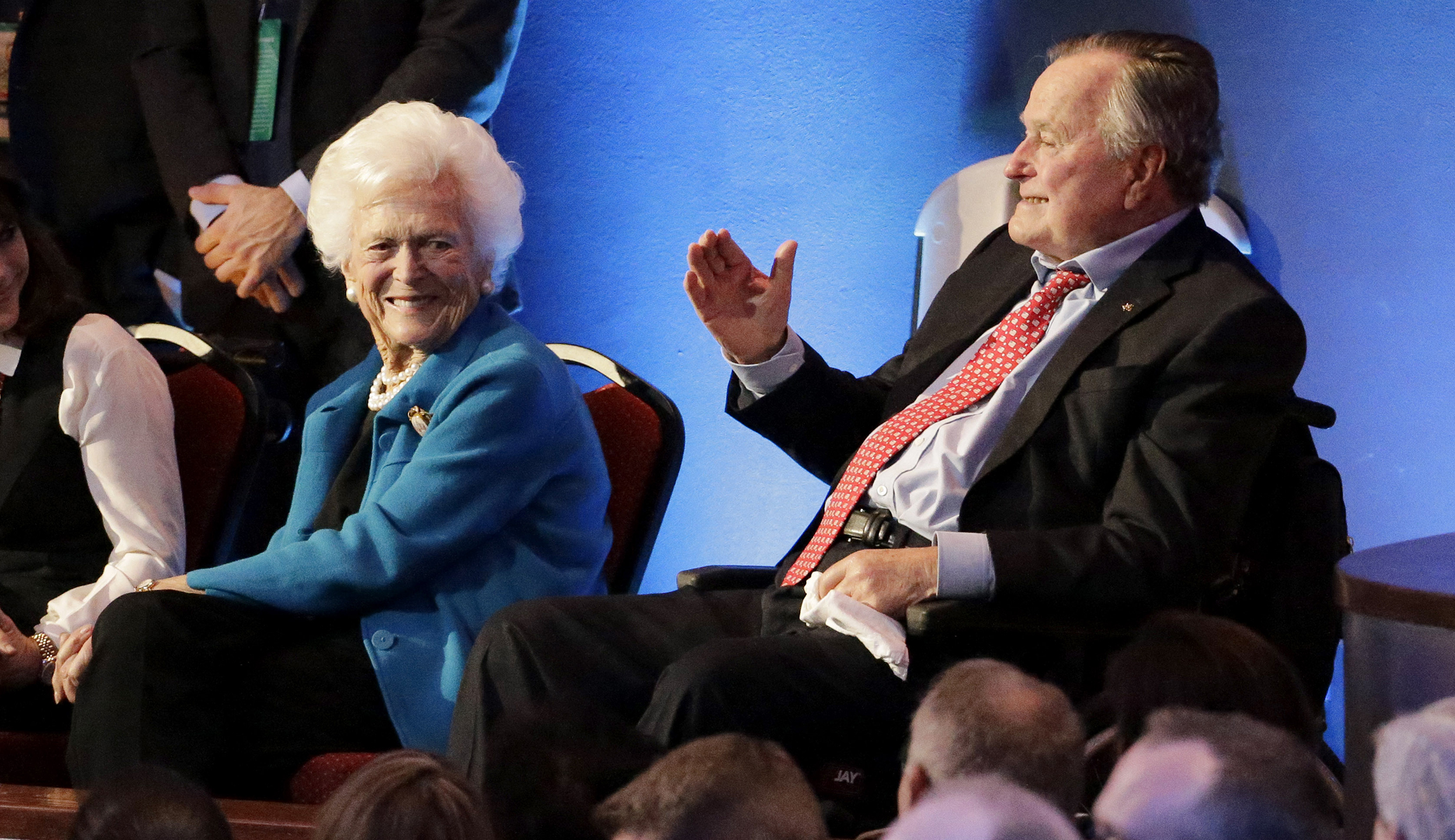 George H.W. and Barbara Bush celebrate 73 years of marriage