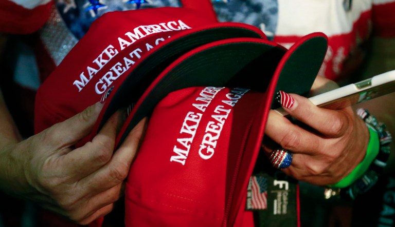 The judge testified before the body that he did not intend to indicate his personal support for Trump and wore the cap as a joke. (AP Photo/Jae C. Hong, File)