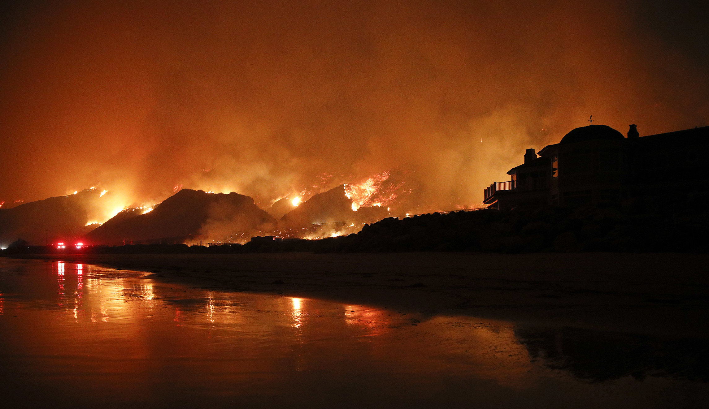 Raging California wildfires expected to continue overnight