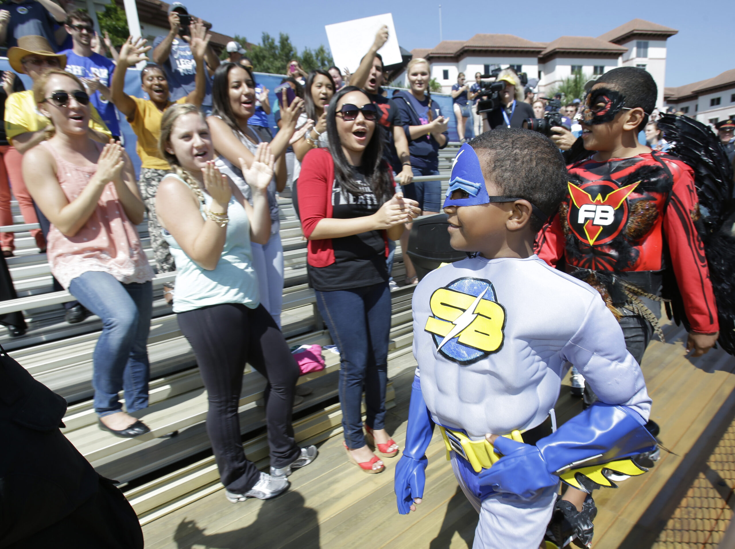 9-year-old with leukemia becomes superhero for day