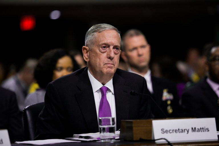 Testifying Tuesday on Capitol Hill, Defense Secretary Jim Mattis was apologetic. 