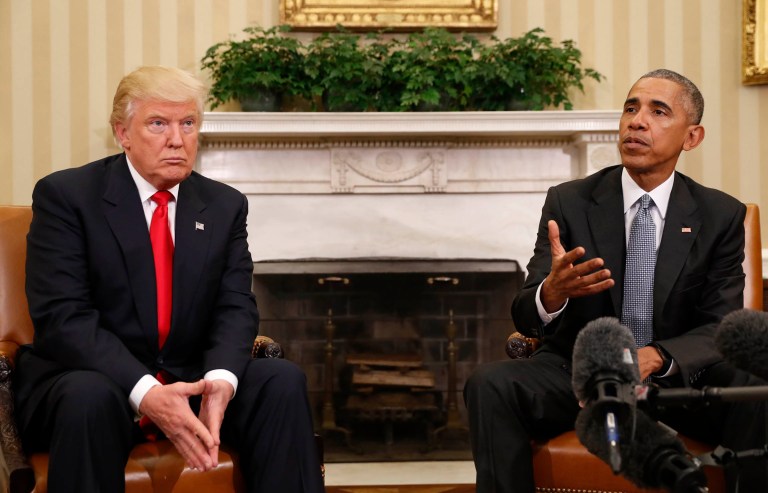 Rather than remaining quiet, Obama, 55, who will become one of the youngest ex-presidents in history, has promised to dive in with grassroots liberals seeking to oppose Donald Trump, a man he has been feuding with for years. (AP Photo/Pablo Martinez Monsivais)