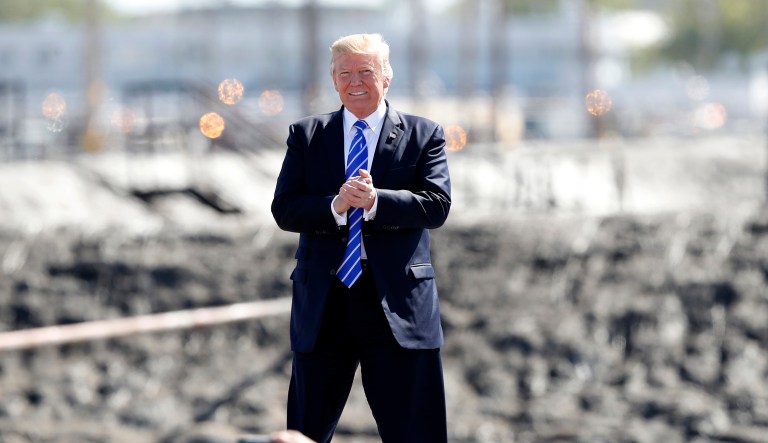 The result is less business activity and thus less stuff, fewer services, and fewer jobs. More businesses are tempted to set up shop overseas, and Trump in his speech in North Dakota rightly noted that lower rates would mean fewer companies choosing to operate offshore, outside America. (AP Photo/Charlie Neibergall)