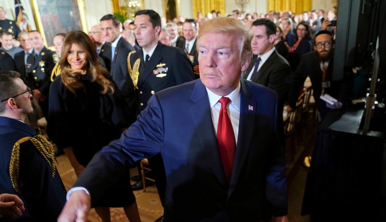 While people weren't specifically polled about President Trump, the results could be a sign that the new president is stressing people out. (AP Photo/Pablo Martinez Monsivais)