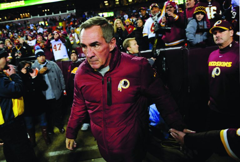 Patrick McDermott/Getty Images
Redskins coach Mike Shanahan: 