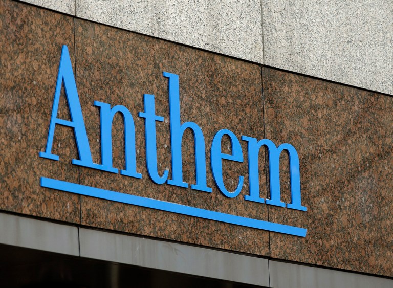 Anthem sells plans in exchanges in 14 states, including in large markets like California and New York, under the Blue Cross Blue Shield name. (AP Photo/Darron Cummings, File)