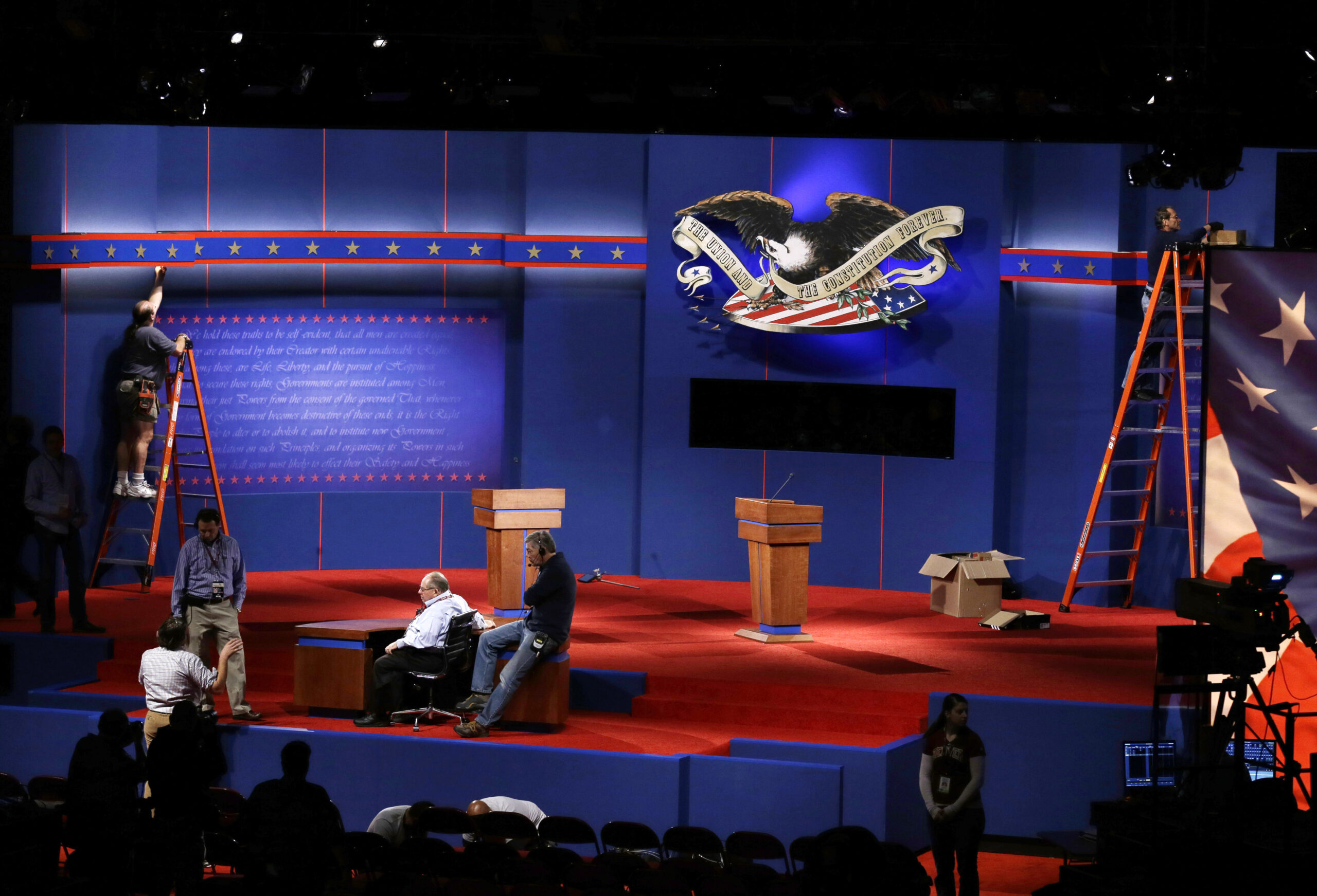 Candidates seek post-debate boost in swing states