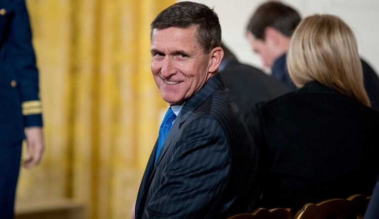 Flynn reportedly bragged about his partners' business plan and worked to promote the plan even as a White House official. (AP Photo/Andrew Harnik)