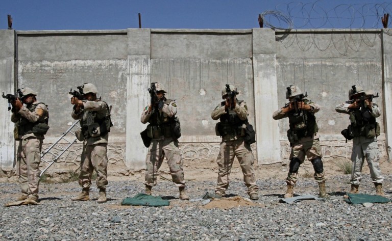 In the case of the police training center, the structure was so bad that the Afghan government had to tear it down and rebuild it with its own money, the report said. (AP Photo)